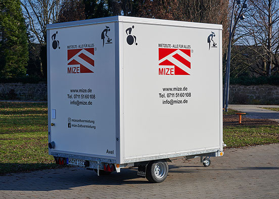 Toilettenanhänger Premium XS, Handicap – Bild 2