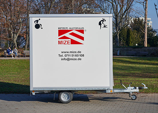 Toilettenanhänger Premium XS, Handicap – Bild 3