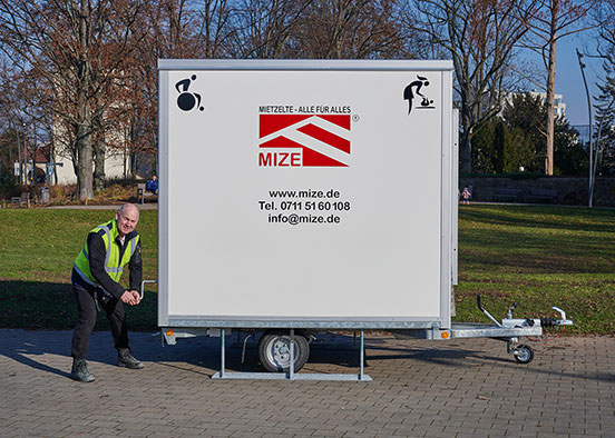 Toilettenanhänger Premium XS, Handicap – Bild 5