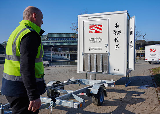Toilettenanhänger Premium XS, Handicap – Bild 6