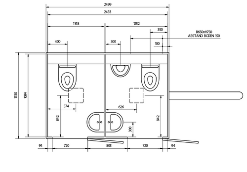 Toilettenanhänger Premium XS – Bild 6