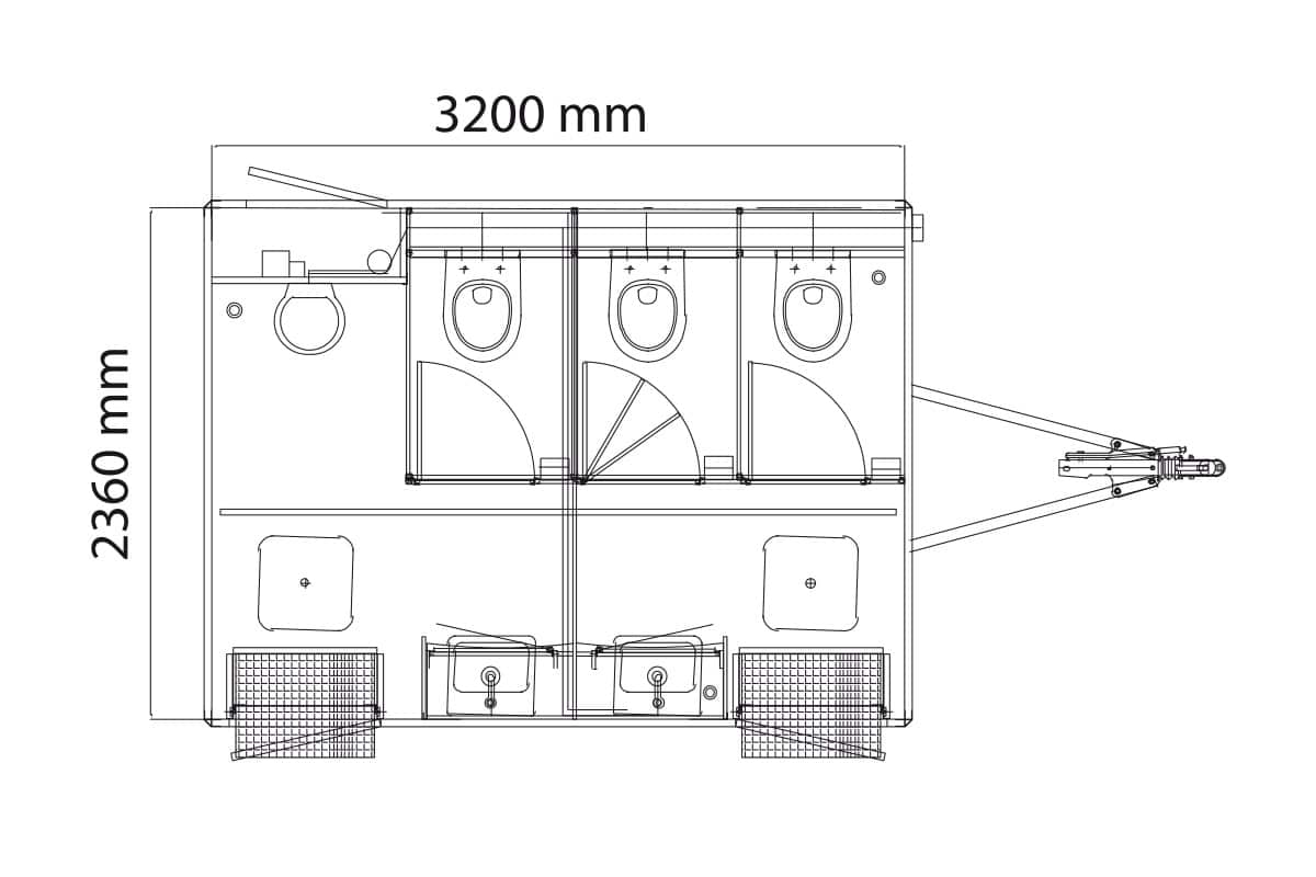 Toilettenanhänger Premium S – Bild 7